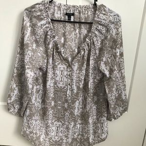 Three quarter sleeve blouse
